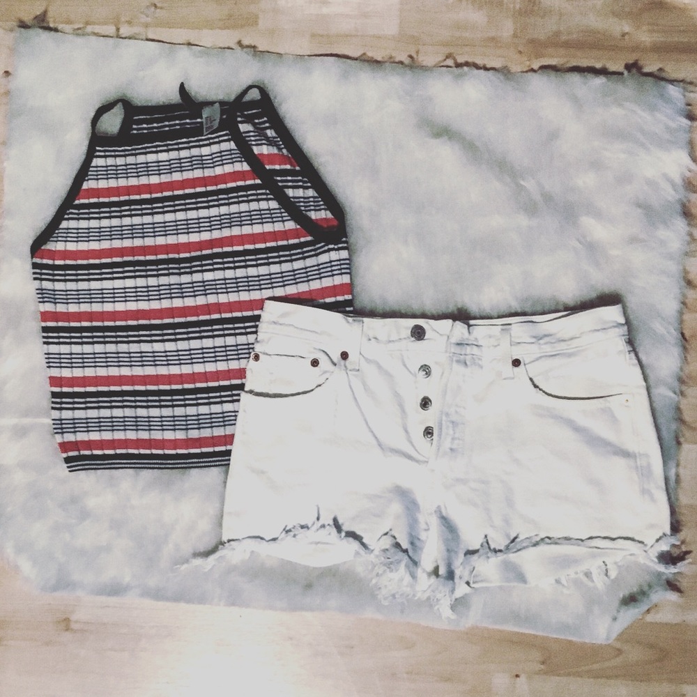 Striped Knit Top